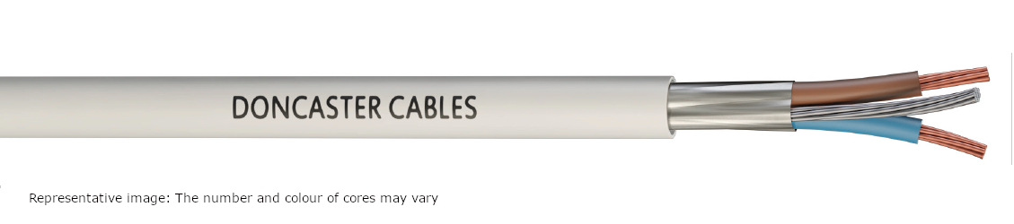H MULTIUSE 2 CORE + EARTH 6.0 WHITE 100 MTR RLS    